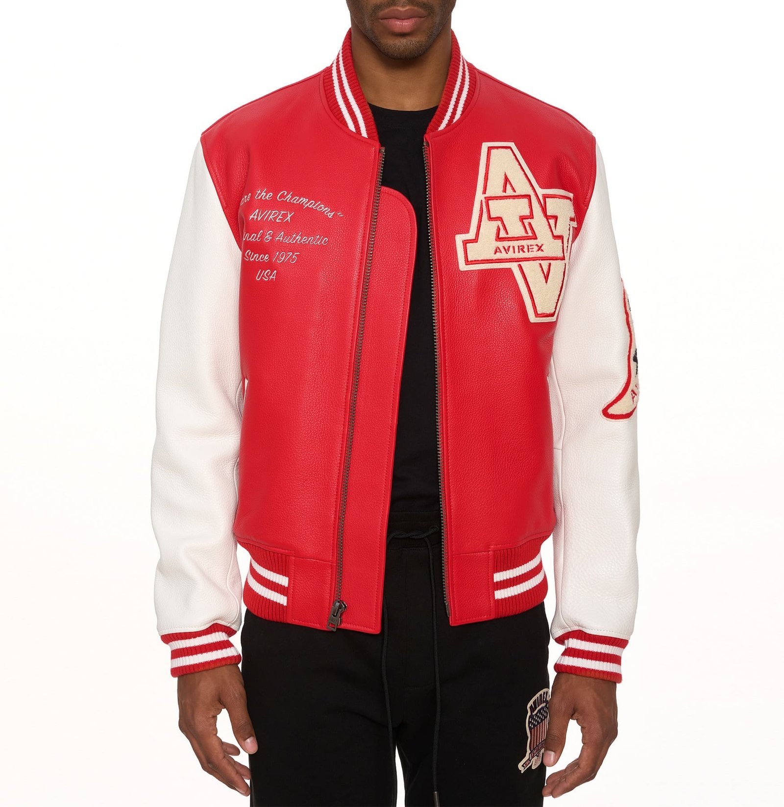 AVIREX WILD CAT VARSITY Leather Jacket - Image 3