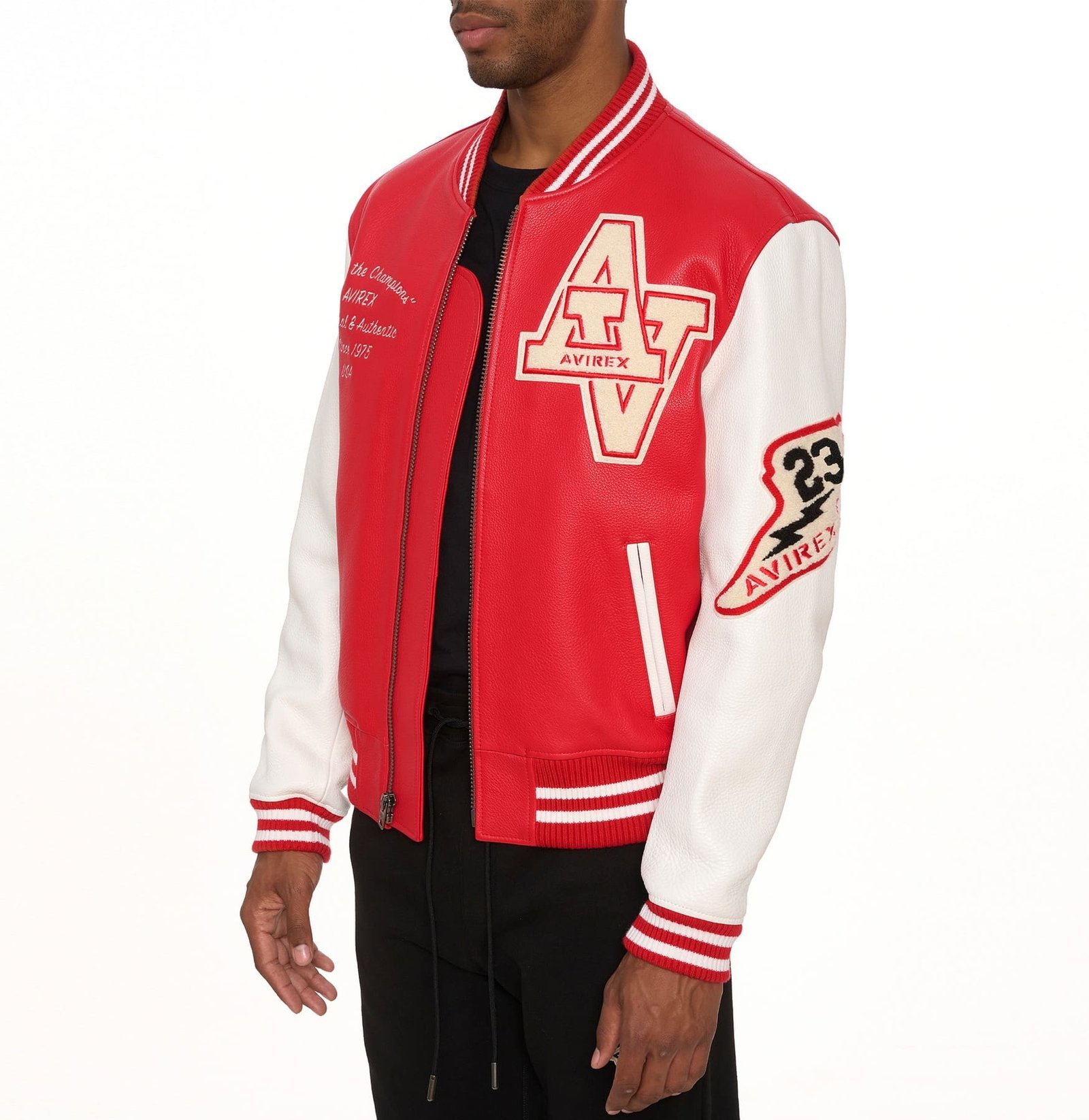 AVIREX WILD CAT VARSITY Leather Jacket - Image 6