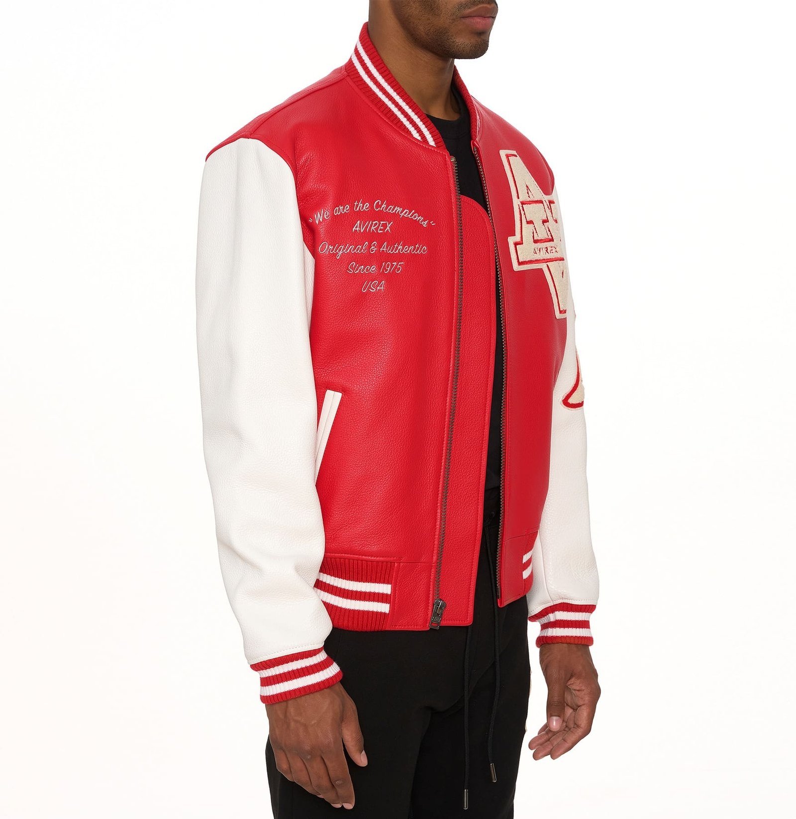 AVIREX WILD CAT VARSITY Leather Jacket - Image 5