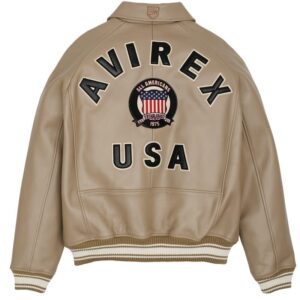 Avirex Leather Jacket Mink