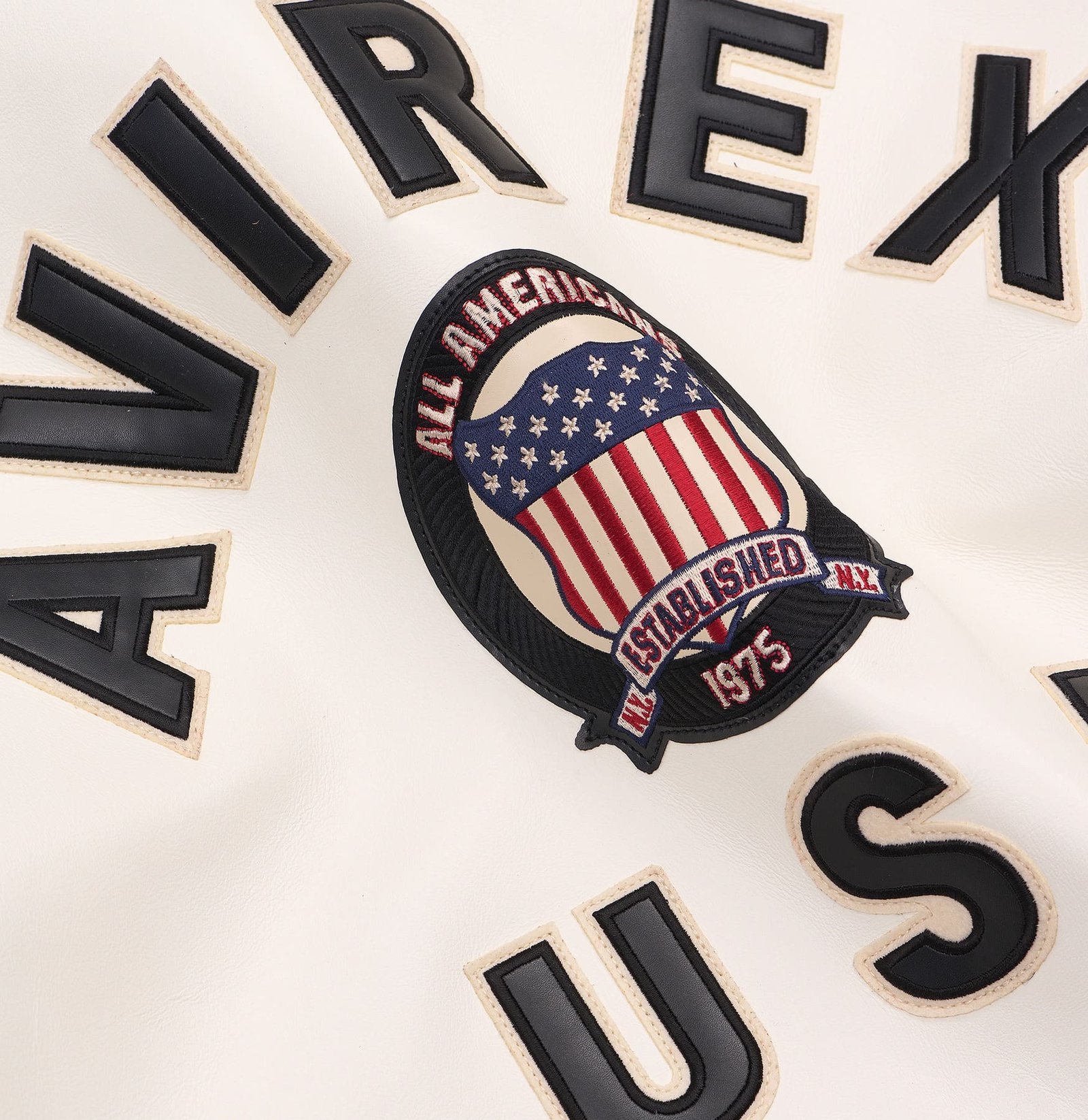 AVIREX CROPPED ICON JACKET SNOW WHITE - Image 8