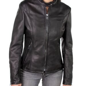 Lightweight Cowhide Cafe Racer Jacket