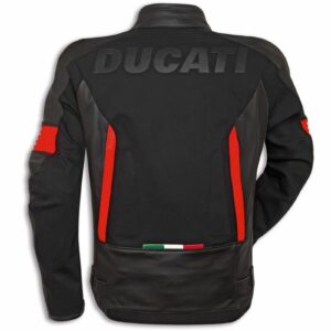 DUCATI CORSE C2 MOTORCYCLE RACING LEATHER JACKET