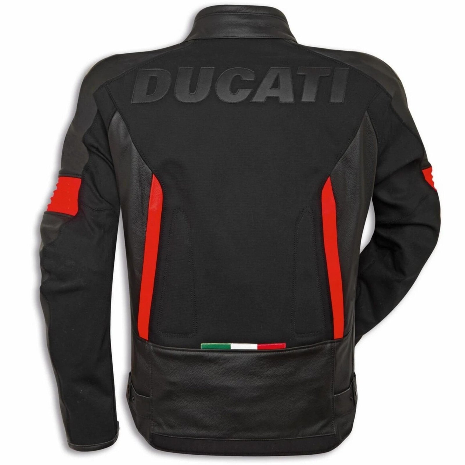 DUCATI CORSE C2 MOTORCYCLE RACING LEATHER JACKET - Image 2