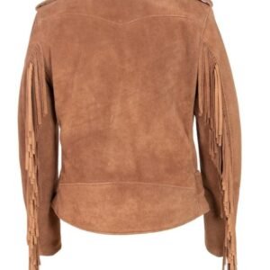 Schott NYC x Grateful Dead Women’s Suede Fringed Motorcycle Jacket