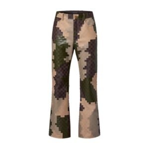 LOUIS VUITTON LEATHER DAIMER PANTS
