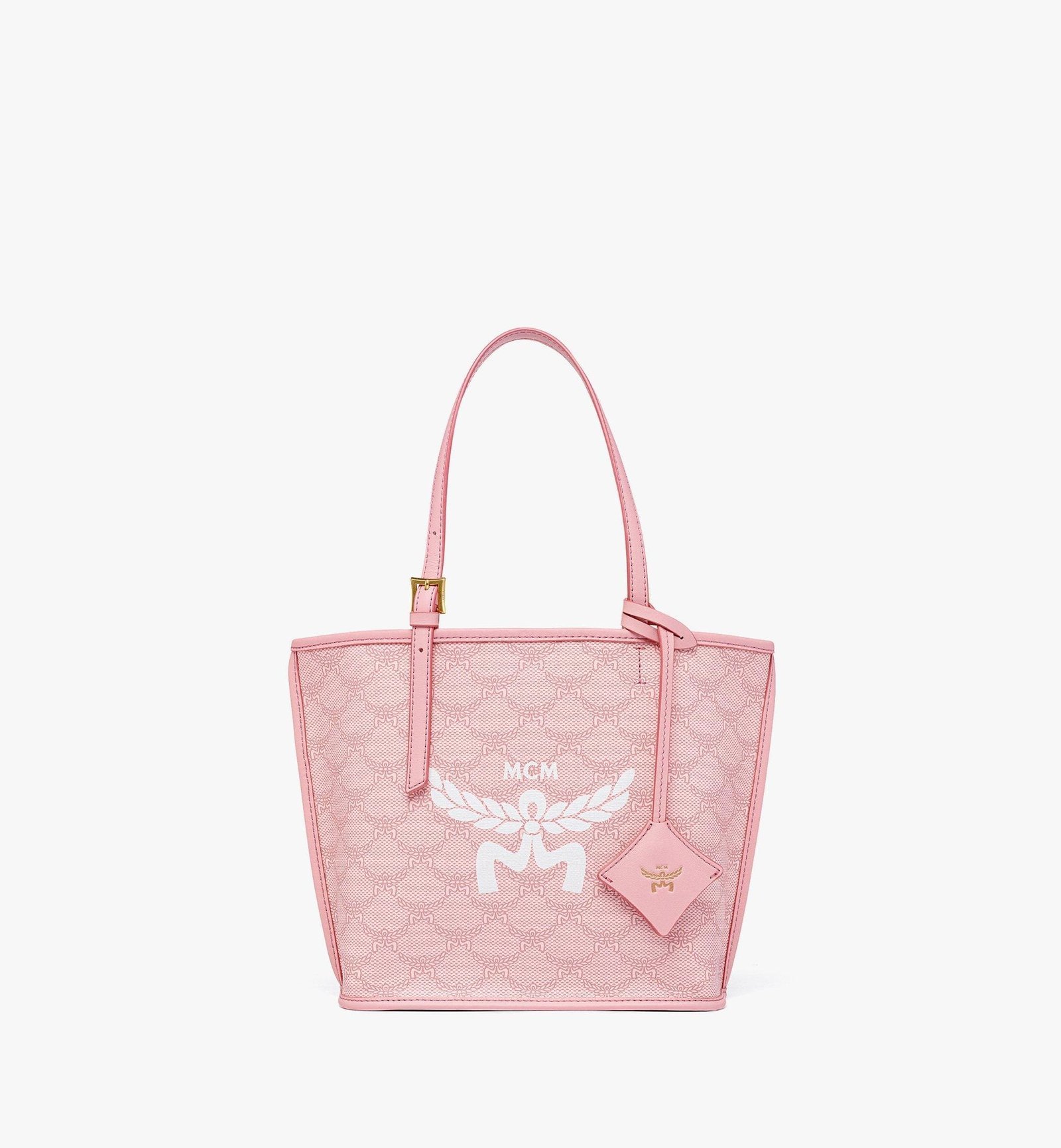 MCM MINI HIMMEL SHOPPER IN LAURETOS PINK