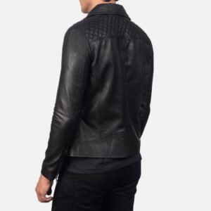 Danny Quilted Leather Biker Jacket