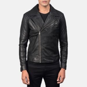 Danny Quilted Leather Biker Jacket
