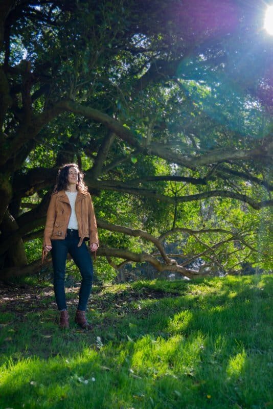 Schott NYC x Grateful Dead Women's Suede Fringed Motorcycle Jacket - Image 8