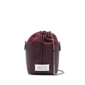 MAISON MARGIELA 5AC LEATHER BUCKET BAG