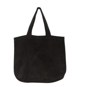 LA GARCONNE GUIDI SUEDE SHOPPER BAG — BLACK