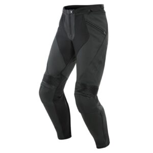 DAINESE PONY 3 PERF. LEATHER PANTS BLACK