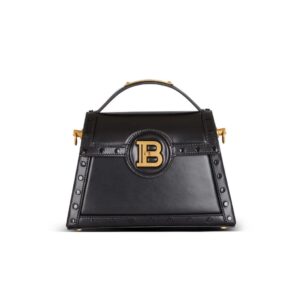 BALMAIN 1945 SOFT CRINKLED LEATHER TOTE BAG