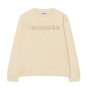 NANUSHKA REMY ORGANICALLY GROWN COTTON SWEATSHIRT CREME