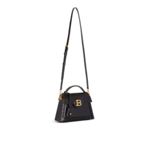 BALMAIN 1945 SOFT CRINKLED LEATHER TOTE BAG