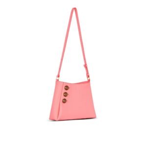 BALMAIN EMBLÈME HANDBAG IN GRAINED LEATHER