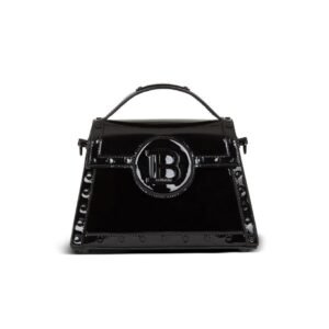 BALMAIN B-BUZZ DYNASTY BAG IN PATENT LEATHER