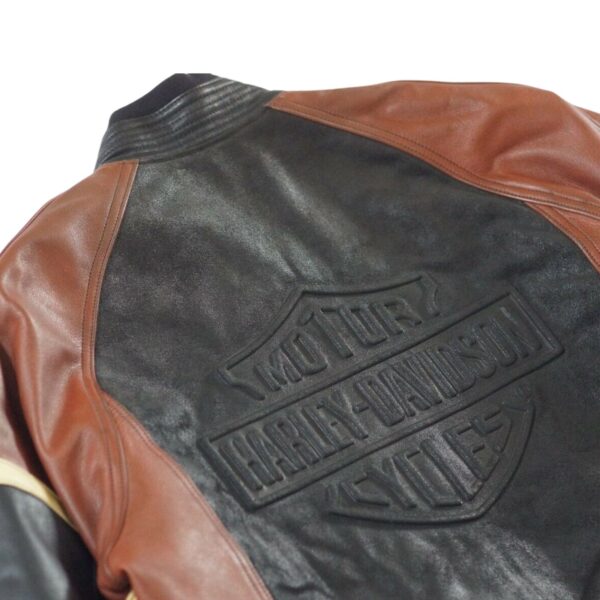 MEN’S HARLEY DAVIDSON BIKER LEATHER JACKET - Image 2