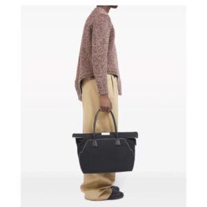 MAISON MARGIELA LARGE 5AC LEATHER TOTE BAG