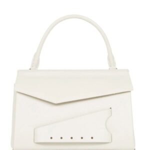 MAISON MARGIELA SNATCHED LEATHER TOTE BAG
