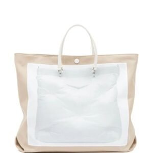 MAISON MARGIELA GLAM SLAM TROMPE L’OEIL-PRINT TOTE BAG