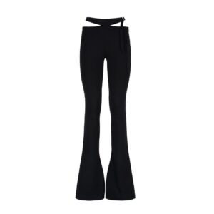 THE ATTICO BLACK LONG PANTS