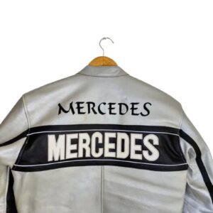 MERCEDES BENZ RACING LEATHER JACKET RARE STREETWEAR