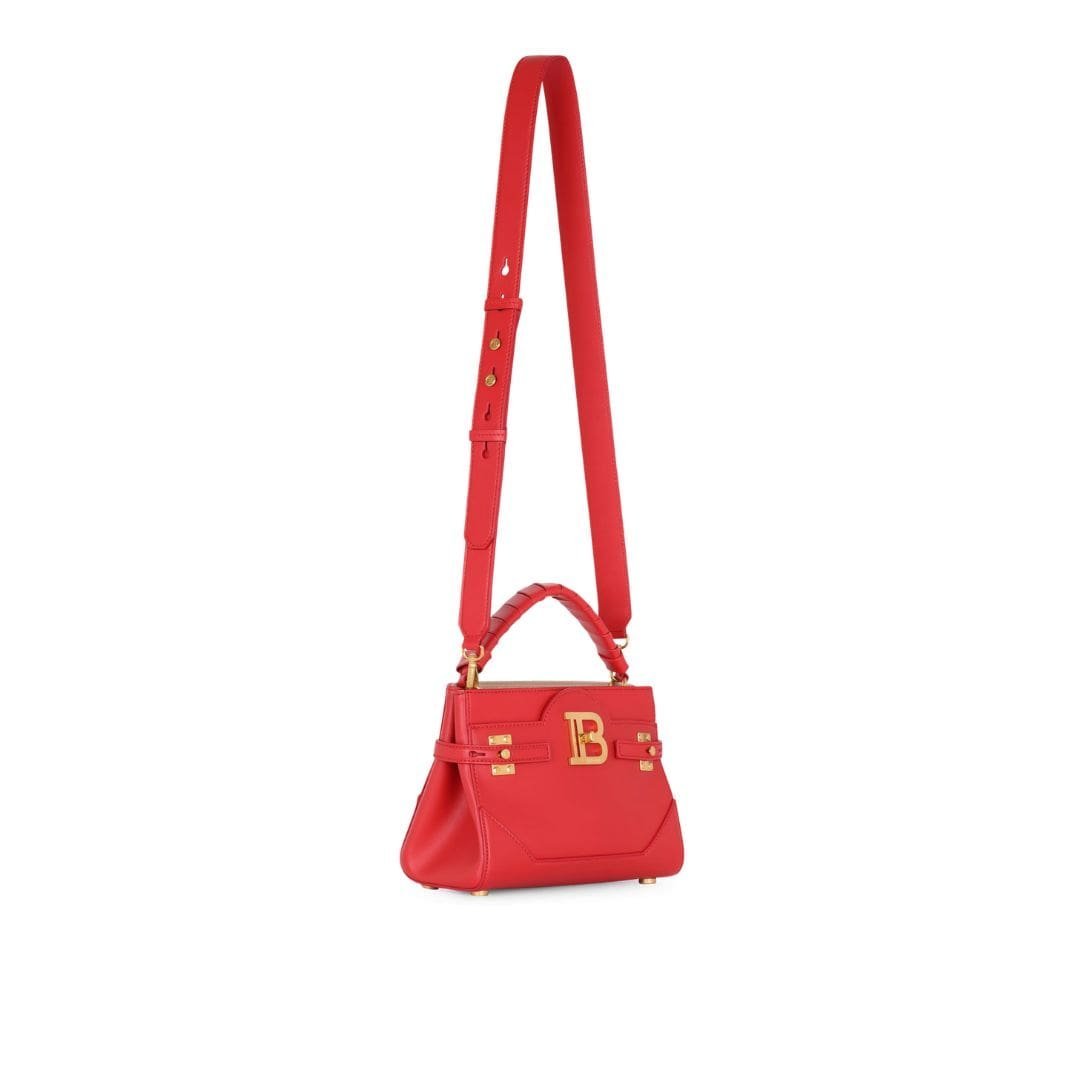BALMAIN B-BUZZ 22 TOP HANDLE LEATHER BAG - Image 2