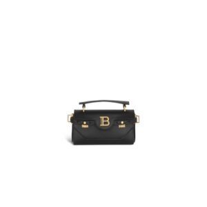 BALMAIN B-BUZZ 19 LEATHER BAG