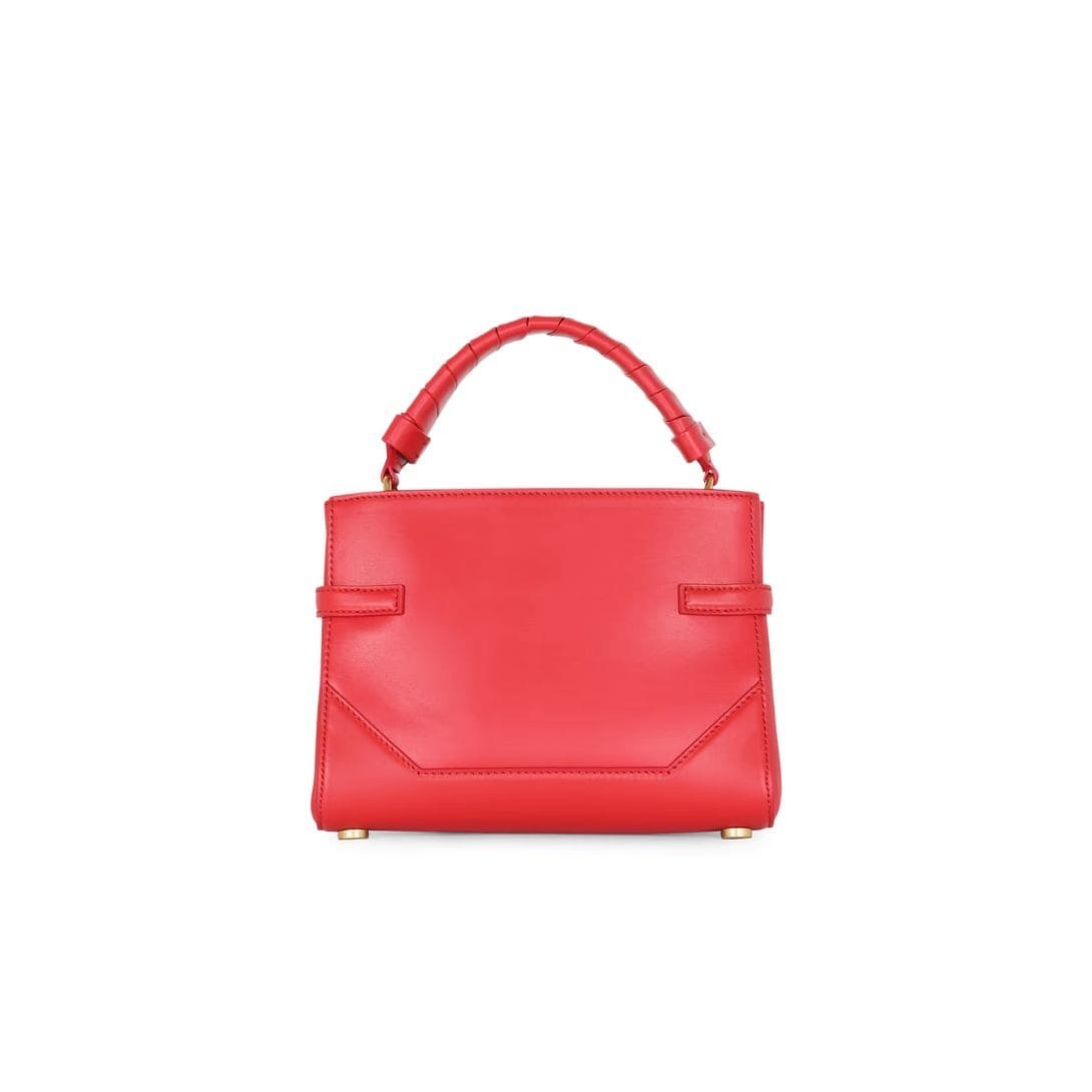 BALMAIN B-BUZZ 22 TOP HANDLE LEATHER BAG - Image 3