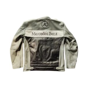 MERCEDES X MCLAREN LEATHER JACKET STREETWEAR RACING