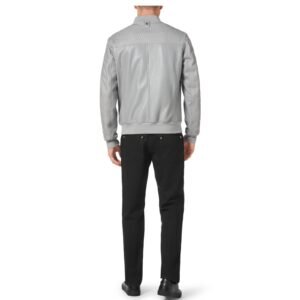 BILLIONAIRE PYTHON LEATHER BOMBER