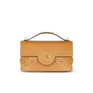 BALMAIN SMOOTH LEATHER B-BUZZ SHOULDER 24 BAG