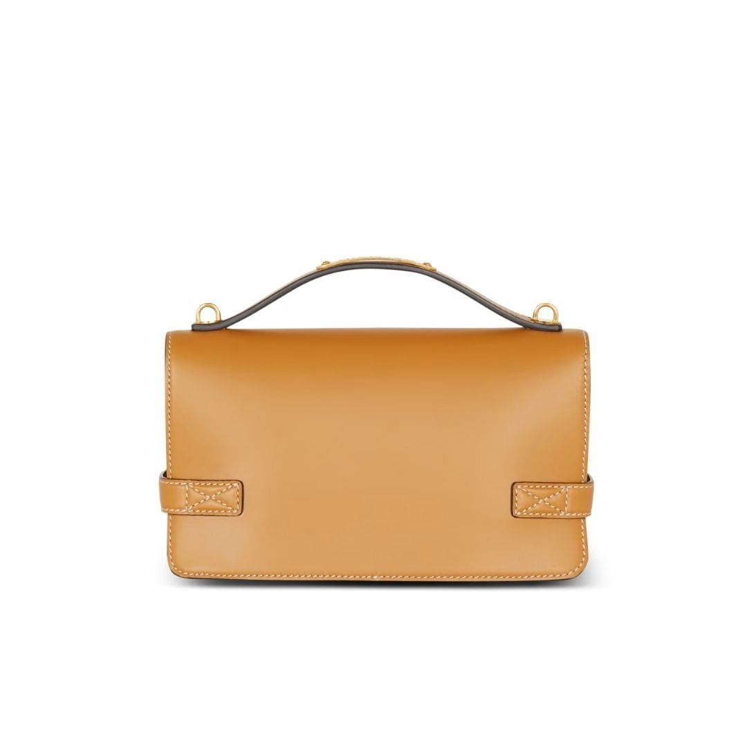 BALMAIN SMOOTH LEATHER B-BUZZ SHOULDER 24 BAG - Image 3