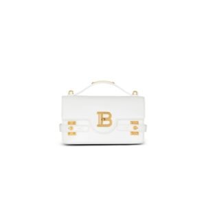 BALMAIN B-BUZZ SHOULDER 24 CALFSKIN BAG
