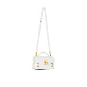 BALMAIN B-BUZZ SHOULDER 24 CALFSKIN BAG