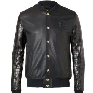 BILLIONAIRE LEATHER BOMBER “ROBERT”