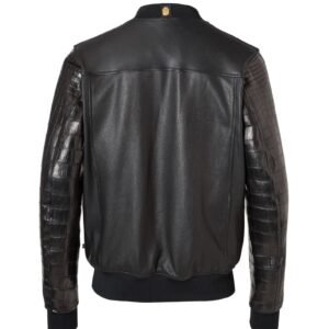 BILLIONAIRE LEATHER BOMBER “ROBERT”