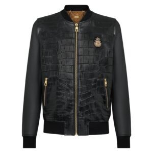 BILLIONAIRE LEATHER BOMBER LUXURY