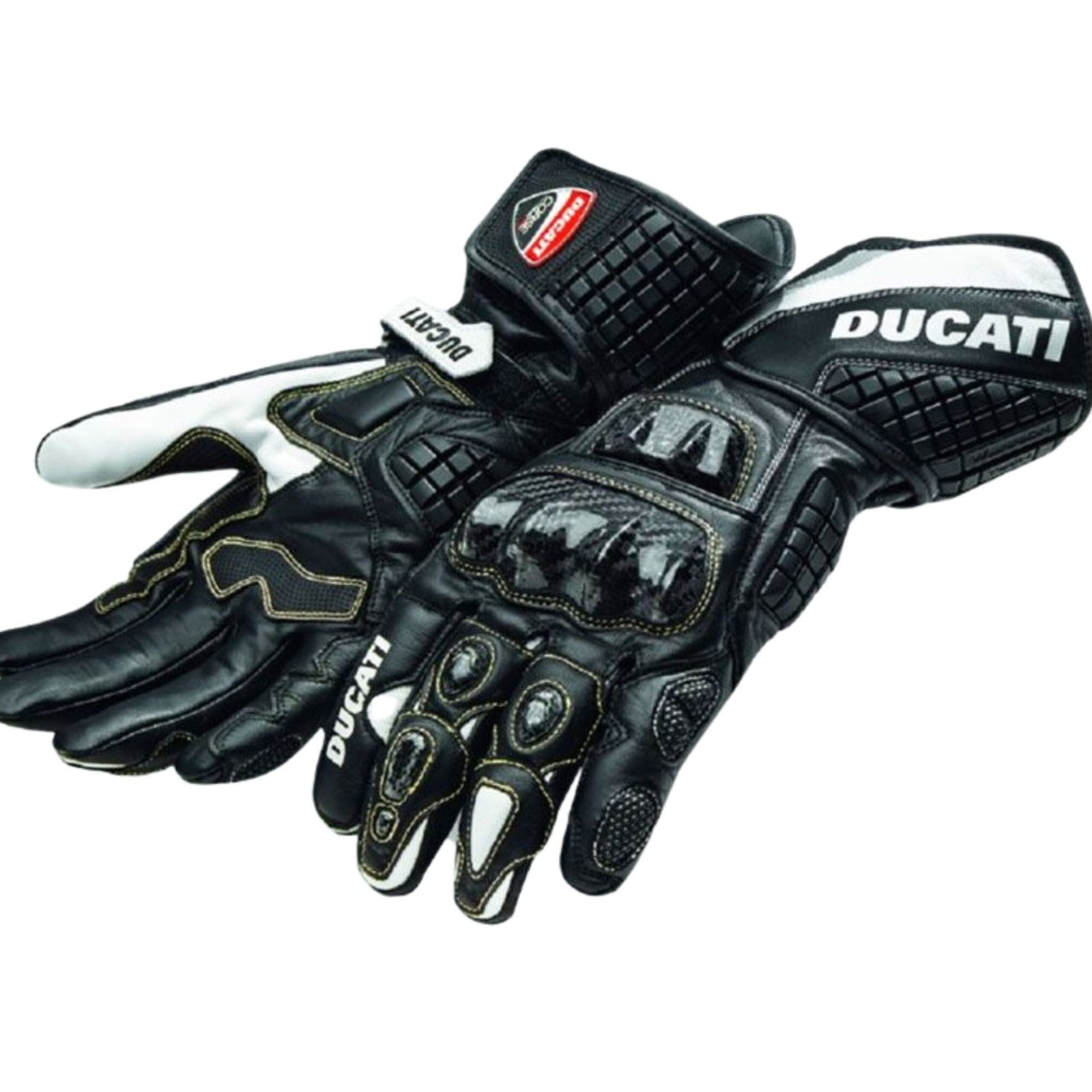 DUCATI CORSE C3 SPIDI LEATHER GLOVES - Image 2