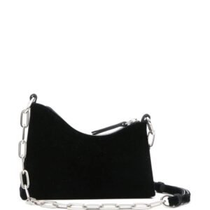 MAISON MARGIELA SMALL SNATCHED LEATHER SHOULDER BAG