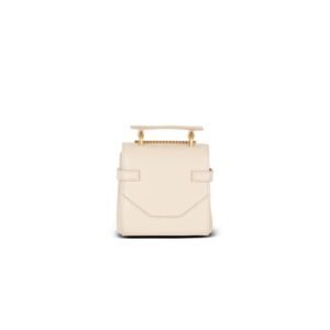 BALMAIN B-BUZZ 19 LEATHER BAG