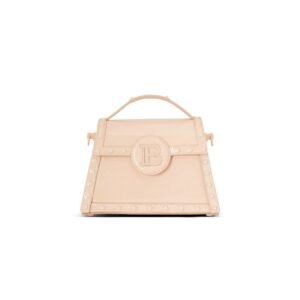 BALMAIN B-BUZZ DYNASTY PATENT LEATHER BAG