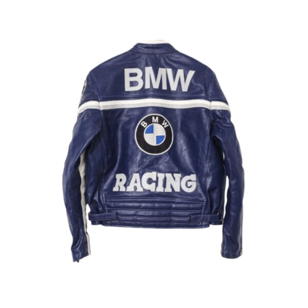 VINTAGE RARE BMW LEATHER JACKET - Image 2