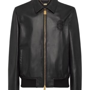 BILLIONAIRE LEATHER BOMBER