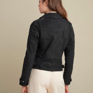 QUILTED LEATHER MOTO POPPY JUNO