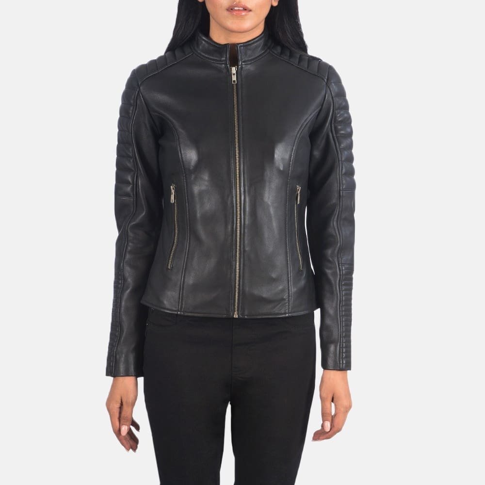 ADALYN QUILTED LEATHER BIKER JACKET - Image 19
