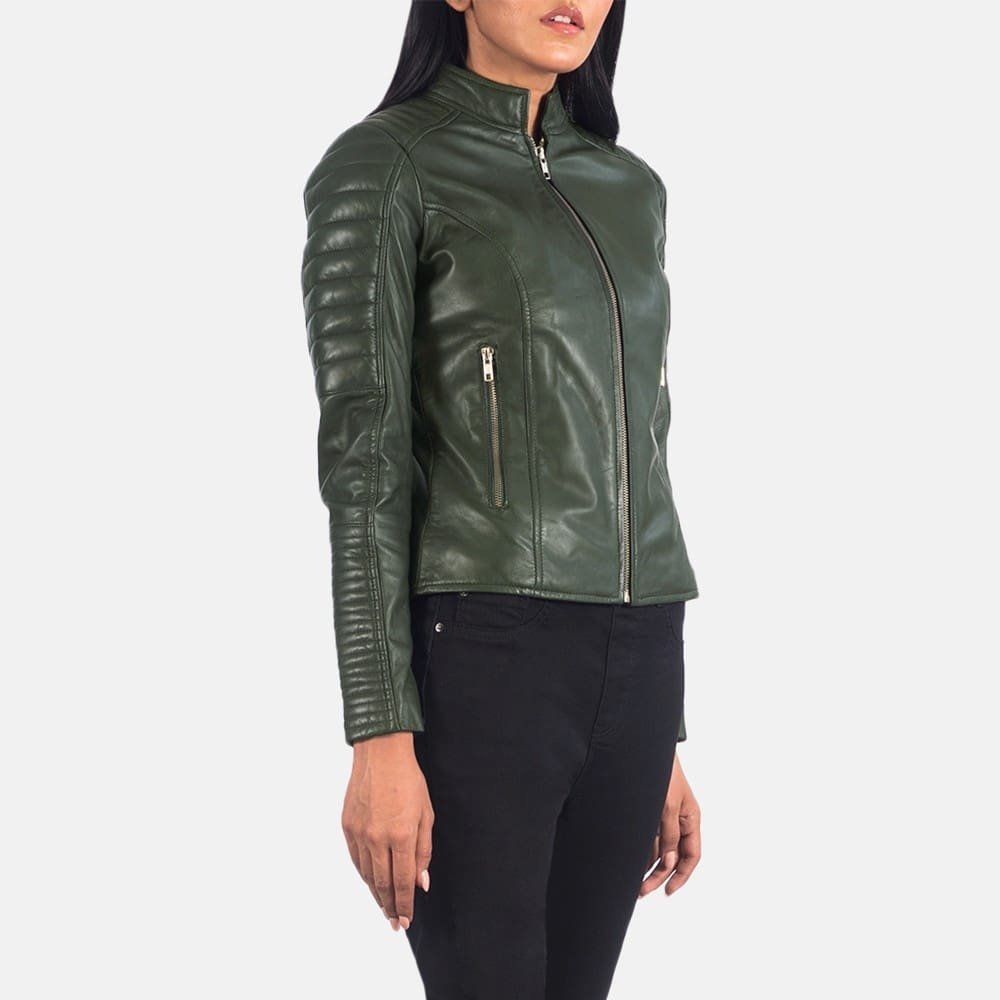 ADALYN QUILTED LEATHER BIKER JACKET - Image 12