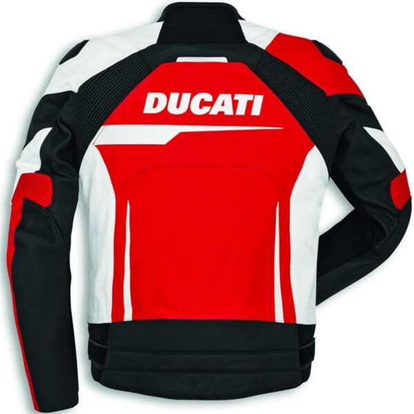 DUCATI SPEED EVO C1 MOTORBIKE RIDER LEATHER JACKET - Image 2